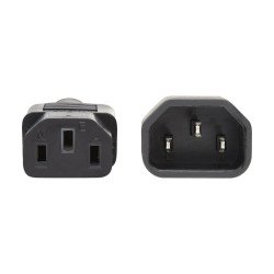 Cable de Alimentación para PDU, C13 a C14 - 13A, 250V, 16 AWG, 1.83 m [6 pies], Negro - Para Unidad de distribución eléctrica, U