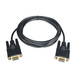 Cable de Módem Nulo Serial DB9 Serial (DB9 H/H), 2 m [6 pies] - Los ca
