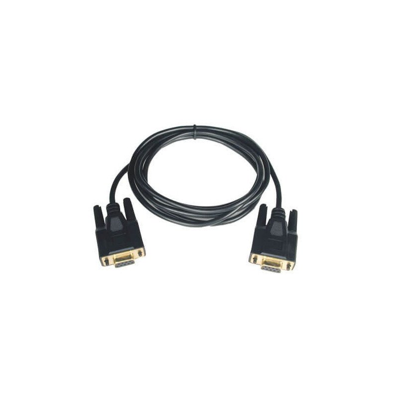Cable de Módem Nulo Serial DB9 Serial (DB9 H/H), 2 m [6 pies] - Los ca