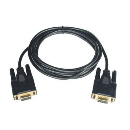 Cable de Módem Nulo Serial DB9 Serial (DB9 H/H), 2 m [6 pies] - Los ca