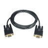 Cable de Módem Nulo Serial DB9 Serial (DB9 H/H), 2 m [6 pies] - Los ca