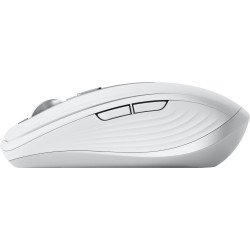 Mouse Logitech MX Anywhere 3S, Diestro, Laser, RF inalámbrico + bluetooth, 8000 DPI, Gris, Blanco