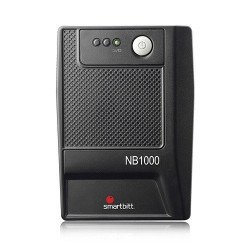 No break SmartBitt 1000va/500 watts 6 contactos, puerto USB, protección de línea telefónica RJ-11