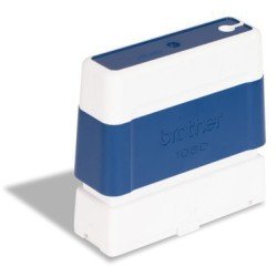 Caja de sellos Brother pr1060e6p. Medida: 10x60mm. Color: azul. Contiene 6 sellos. Para creador de sellos sc2000usb.,