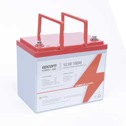 Batería de litio ciclo profundo 12.8 VCC 100ah (lifepo4) máximo 100 a de descarga