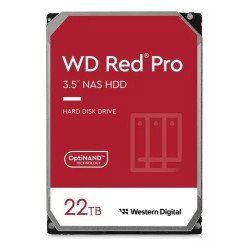 Disco duro interno WD red pro 22TB 3.5 escritorio SATA3 6 GB/s 512mb 7200rpm 24x7 hotplug NAS 1-24 bahías wd221kfgx