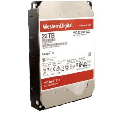 Disco duro interno WD red pro 22TB 3.5 escritorio SATA3 6 GB/s 512mb 7200rpm 24x7 hotplug NAS 1-24 bahías wd221kfgx