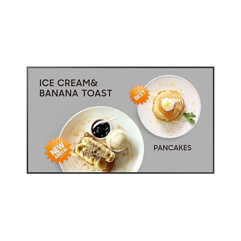 Pantalla publicitaria digital Samsung 32 qm32c UHD 3840x2160, 400nit, 24/7