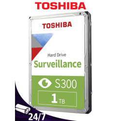 Disco duro interno Toshiba 1 TB s300 3.5" 5700rpm cctv 32 cam (hdwv110uzsva)
