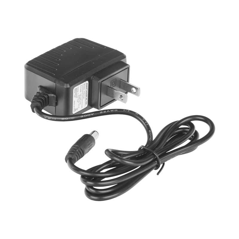 Fuente de poder de 5 VCC regulado @ 2a, voltaje de entrada de 100-240 vca