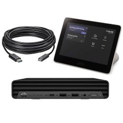 Poly Microsoft Teams Room Base Kit HP Mini PC with GC8 10m USB cable (