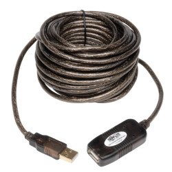 Cable de Extensión Repetidor Activo USB 2.0, (A M/H), 4.88 m [16 pies], El cable de extensión USB 2.0 de 4.88 m [16 pies] de Tr