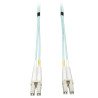 Cable Patch de Fibra Dúplex Multimodo 50um / 125um OM3 LSZH de 10Gb (LC/LC), Aguamarina, 1 m [3 pies], Tripp Lite presenta sus