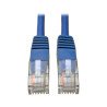 Cable Ethernet (UTP) Moldeado Cat5e 350 MHz (RJ45 M/M), PoE, Azul, 1.22 m [4 pies], 4 pies (1,2 m) de Tripp Lite Los cables de