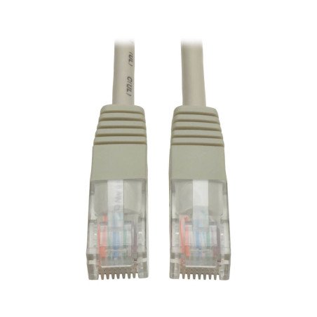 Cable Patch de Red Moldeado Snagless Cat5 Cat5e UTP RJ45 M/M Gris de 0.91 m [3 pies], Categoría 5, 350 MHz/1 Gbps, 0.91 metro
