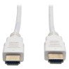 Cable HDMI de Alta Velocidad (M/M), 4K, Conectores de Alta Sujeción, Blanco, 1.83 m [6 pies], El Cable HDMI de Alta Velocidad