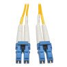 Cable Patch de Fibra Dúplex Monomodo de 8.3um / 125um (LC / LC), 3 m [10 pies], Los cables de empalme LC/LC de 3 metros (10 pie