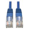 Cable Patch de Red Moldeado Snagless Cat5 Cat5e UTP RJ45 M/M Azul de 9.14 m [30 pies], Categoría 5, 350 MHz/1 Gbps, 9.14 metr
