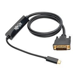 Cable Adaptador USB-C a DVI, 1 m [3 pies], El Cable Adaptador USB 3.1 Gen 1 USB-C a DVI (M/M) U444-003-D le ayuda a transmitir