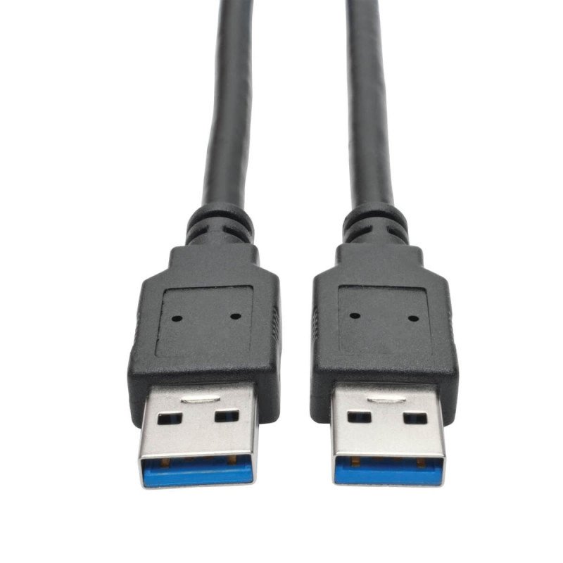 Cable USB 3.0 SuperSpeed A/A (M/M), Negro, 1.83 m [6 pies], El Cable USB 3.0 SuperSpeed A/A (M/M) U320-006-BK conecta su comput