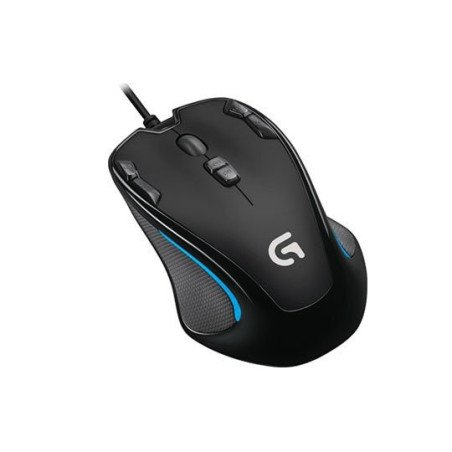 Mouse Logitech G300s negro óptico alámbrico para juegos USB