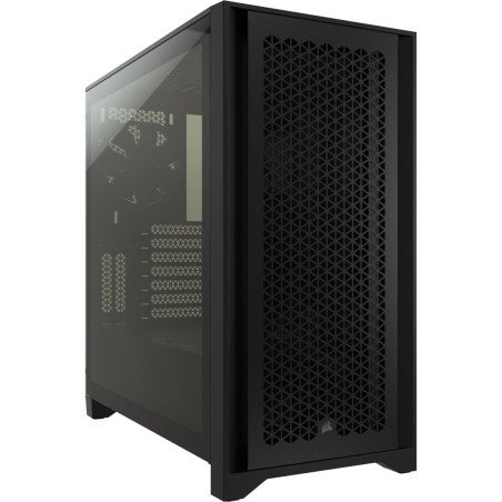 Gabinete Corsair airflow 4000d, negro, media torre, ATX, cristal templ