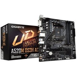 Tarjeta madre GIGABYTE A520M DS3H AC