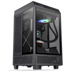 Gabinete Thermaltake The Tower 100 Black (CA-1R3-00S1WN-00), Color Neg