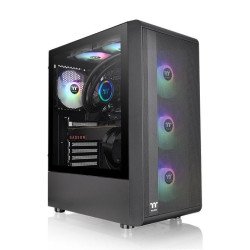 Gabinete Thermaltake S200 TG ARGB (CA-1X2-00M1WN-00), Color Negro, Med