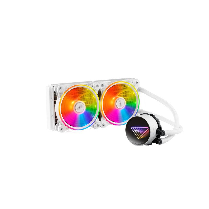 Enfriador liquido XPG LEVANTE X 240. ARGB 120 mm. Radiador aluminio 240mm. LGA 1700 - 1200, 115x y AM5, AM4