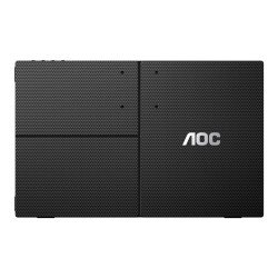 Monitor AOC 16T3E, 39.6 cm (15.6"), 1920 x 1080 Pixeles, 4 ms, Negro