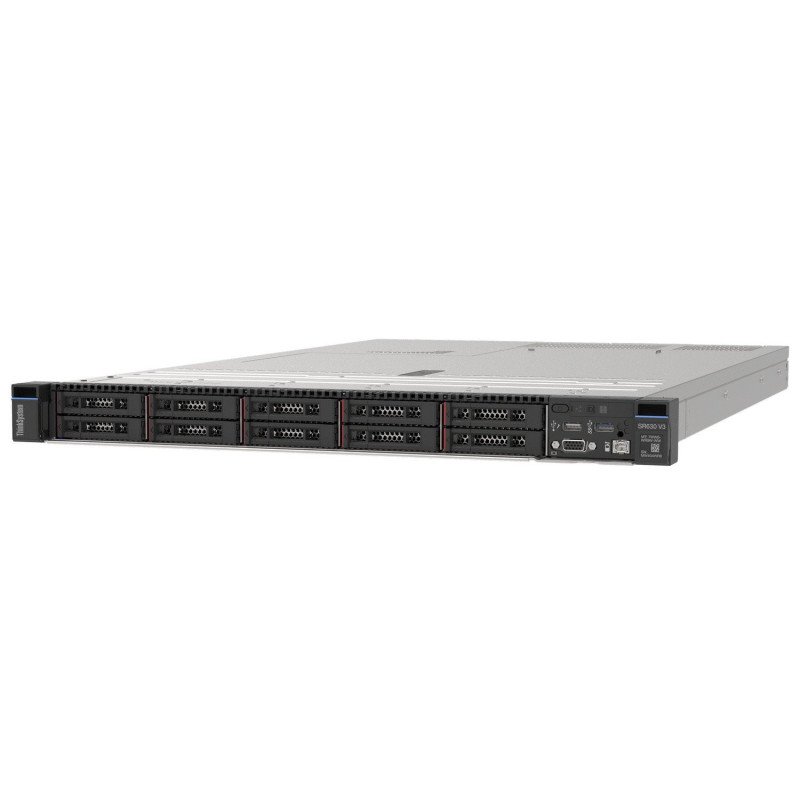 Servidor Lenovo ThinkSystem SR630 V3 7D73A05ELA, 1 x Intel Xeon Silver 2GHz, 32GB RAM, 12Gb/s SAS Controlador, 1U Bastidor, Inte Servidor Lenovo ThinkSystem SR630 V3 7D73A05ELA, 1 x Intel Xeon Silver 2GHz, 32GB RAM, 12Gb/s SAS Controlador, 1U Bastidor, Inte
