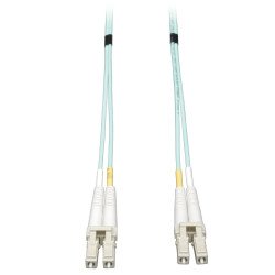 Cable Patch de Fibra Dúplex Multimodo 50/125 OM3 LSZH de 10Gb (LC/LC) de 20M [65 pies], Aguamarina, Tripp Lite presenta sus nuev
