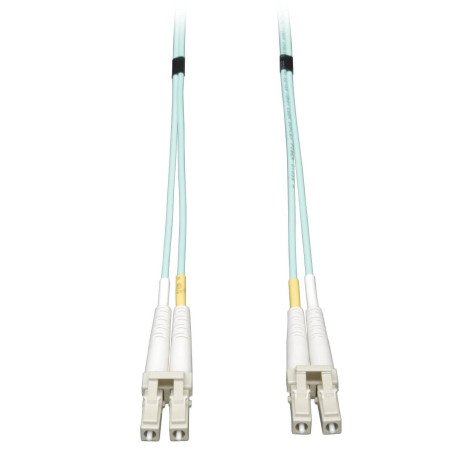 Cable Patch de Fibra Dúplex Multimodo 50/125 OM3 LSZH de 10Gb (LC/LC) de 20M [65 pies], Aguamarina, Tripp Lite presenta sus nuev