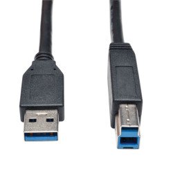 Cable Para Dispositivo USB 3.2 Gen 1 SuperSpeed (A a B M/M) Negro, 1.83 m [6 pies], El cable para USB 3.0 SuperSpeed de Tripp Li