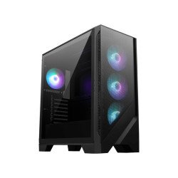 Gabinete MSI MAG FORGE 320R AIRFLOW, Micro Tower, PC, Negro, Transpare