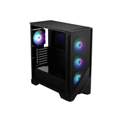 Gabinete MSI MAG FORGE 320R AIRFLOW, Micro Tower, PC, Negro, Transpare