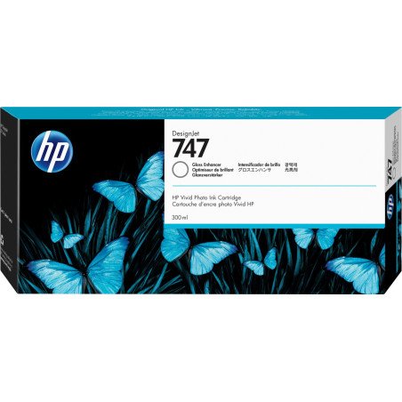 Cartucho de tinta HP DesignJet 747 de 300 ml, potenciador de brillo, M