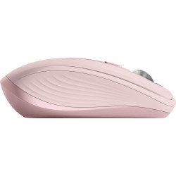 Mouse Logitech MX Anywhere 3S, Diestro, Laser, RF inalámbrico + bluetooth, 8000 DPI, Rosa