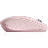 Mouse Logitech MX Anywhere 3S, Diestro, Laser, RF inalámbrico + bluetooth, 8000 DPI, Rosa