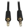 Cable de Audio Mini Estéreo de 3.5 mm para Micrófonos, Bocinas y Audífonos (M/M), 3.66 m [12 pies], Cable de Audio Mini Estéreo