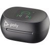 Poly Voyager FREE 60+ UC, USB-A BT700, incluye estuche de carga con pantalla táctil, Reducción avanzada de ruido