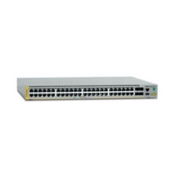 Switch Stackeable Capa 3, 48 puertos 10/100/1000Mbps + 4 puertos SFP+ 10G, fuente redundante