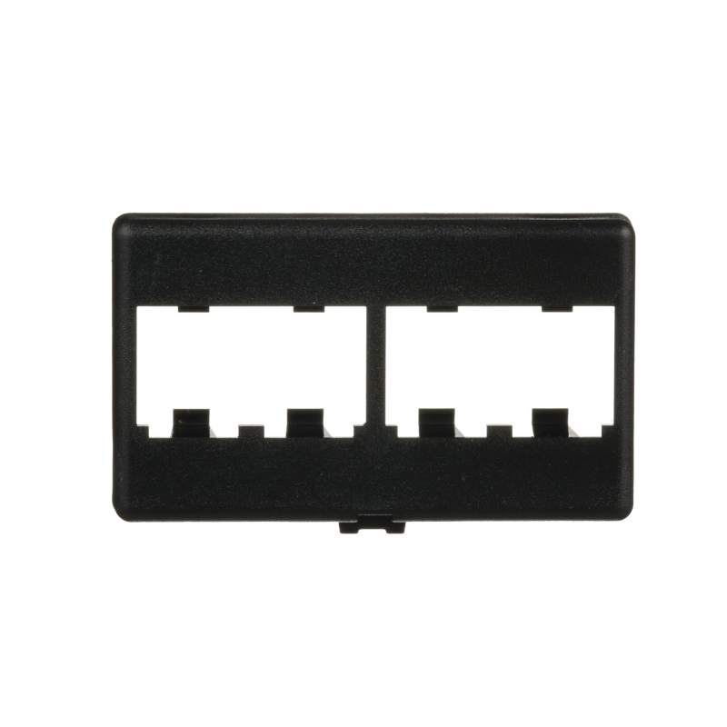 Placa para mueble modular 4 negra