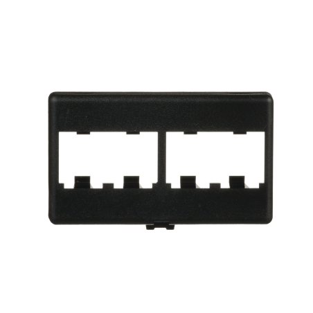 Placa para mueble modular 4 negra