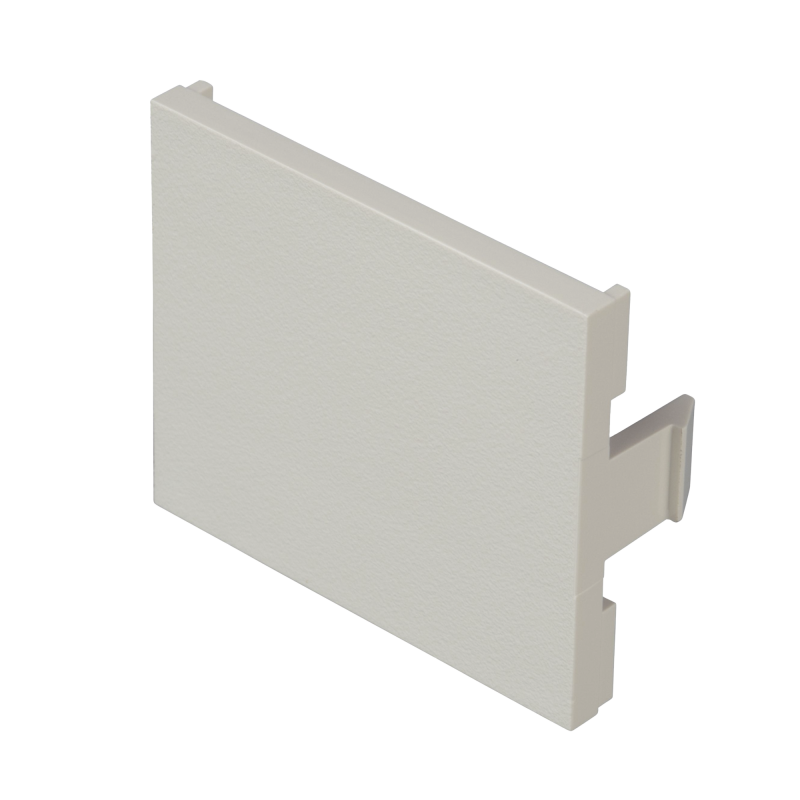 Inserto ciego para placa horizontal blanco oficina