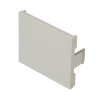 Inserto ciego para placa horizontal blanco oficina