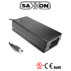 Fuente de Poder Dahua Saxxon PSU1205-D Regulada 100-240V 12V 5A Usos Múltiples Color Negro