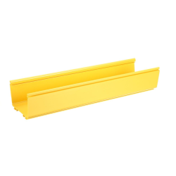 Canaleta PVC solida amarilla 6"x4