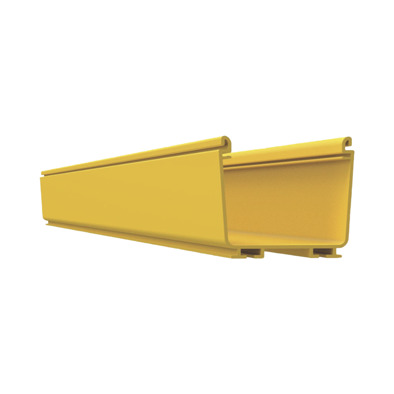 Fiber runer 4x4 canal recto amarillo (2 m)